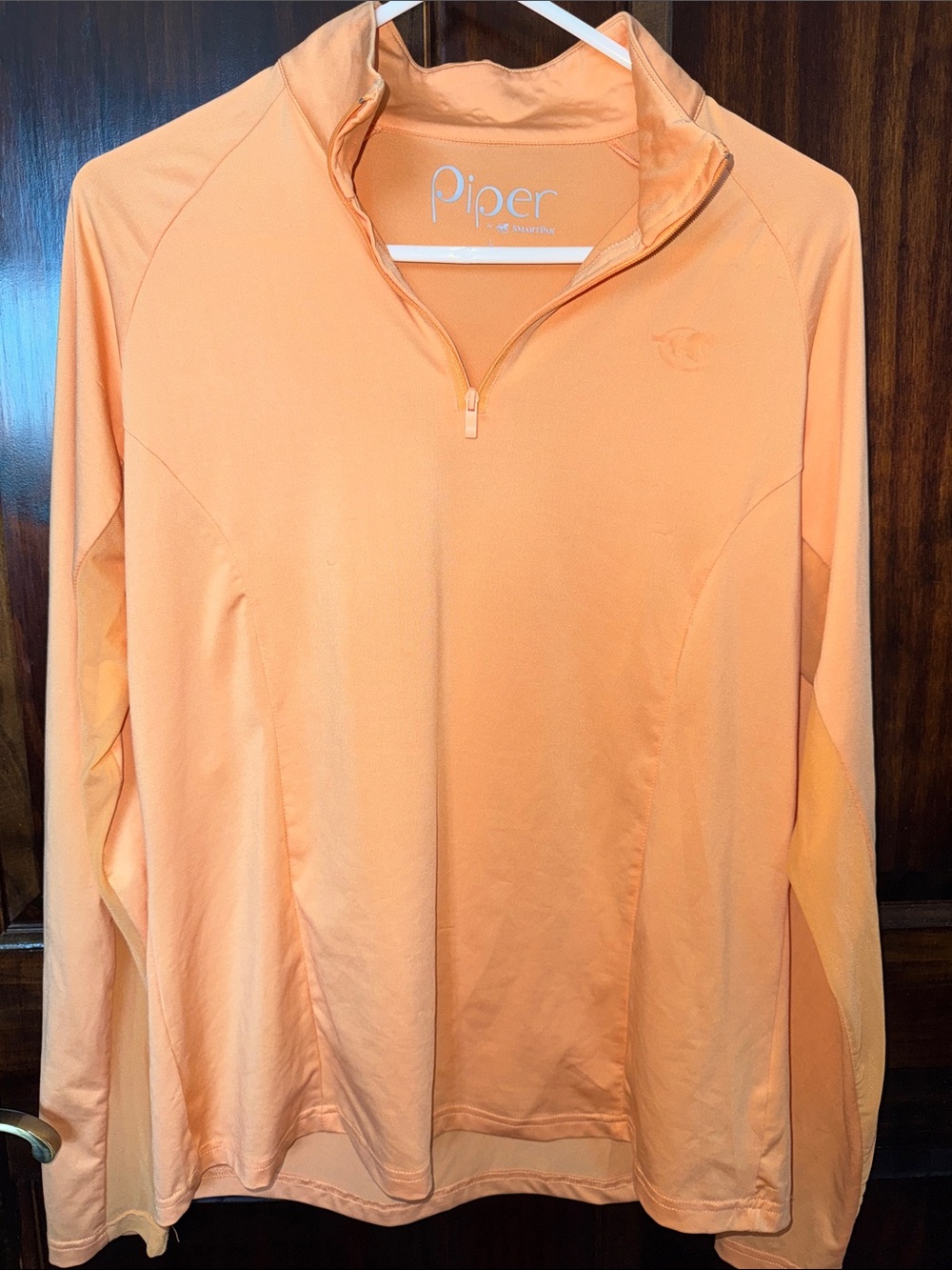 Large Coral SmartPak Piper Long Sleeve Sun Shirt